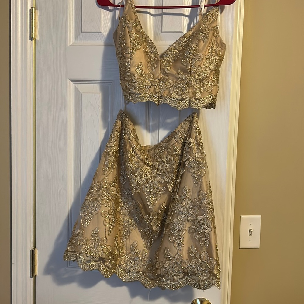 Two piece set for homecoming or special occasions